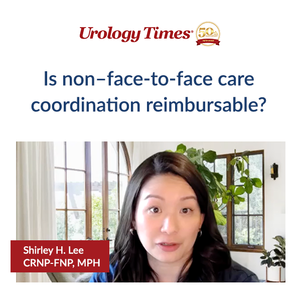 Is non–face-to-face care coordination reimbursable?